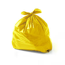 Saco de Lixo Amarelo