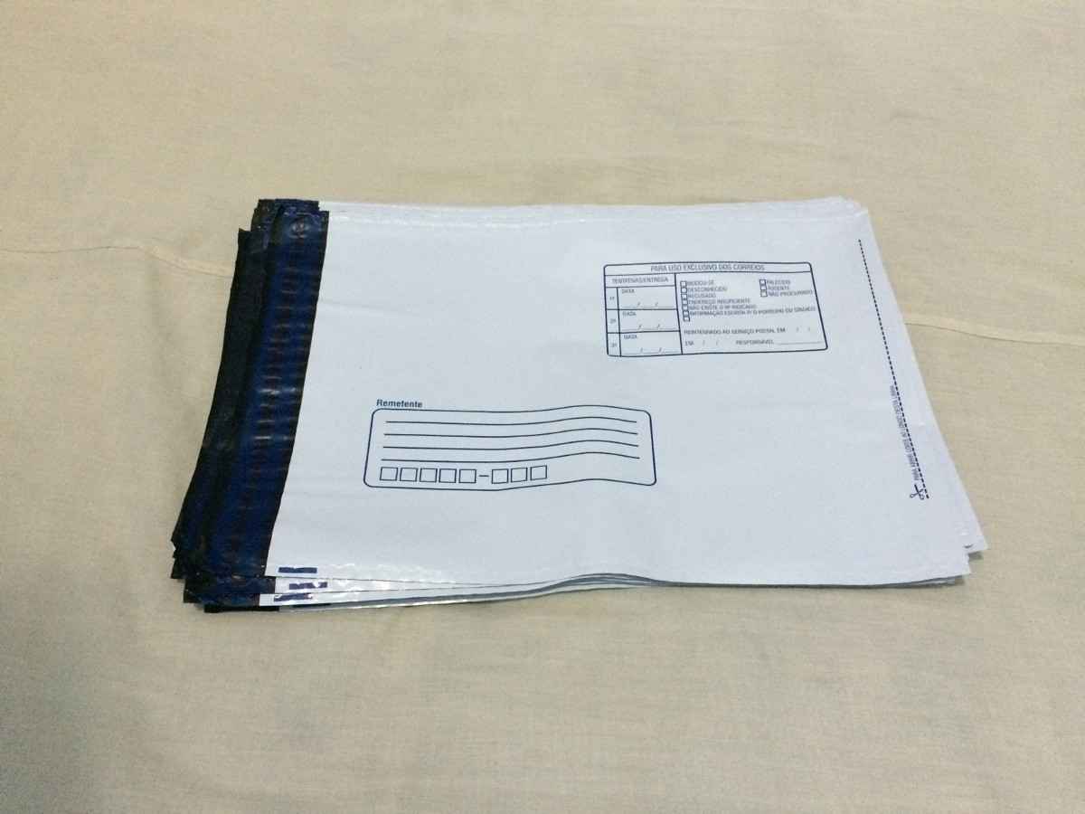 envelope plástico correios preço