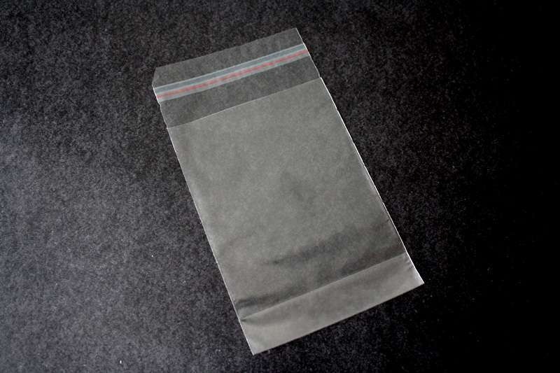 saco impresso com adesivo plástico