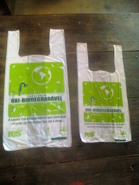 sacolas plásticas biodegradáveis