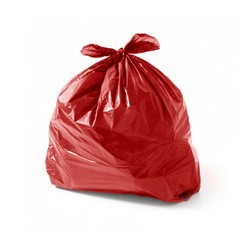 Saco Lixo Vermelho